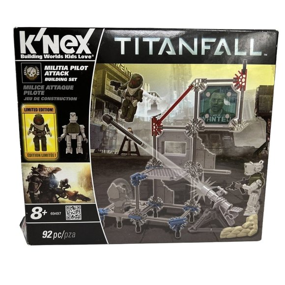 K'nex Titanfall Militia Pilot Attack 69497 Building Block Set 92 Pieces Respawn - Picture 2 of 12